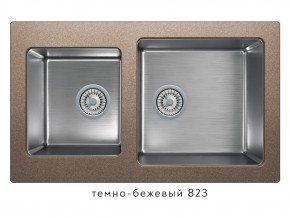 Мойка комбинированная Tolero twist TTS-840 Темно-бежевый 823 в Чебаркуле - chebarkul.magazin-mebel74.ru | фото