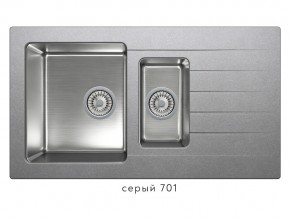 Мойка комбинированная Tolero twist TTS-890 Серый 701 в Чебаркуле - chebarkul.magazin-mebel74.ru | фото