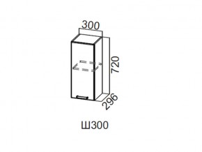 Ш300/720 Шкаф навесной 300/720 в Чебаркуле - chebarkul.magazin-mebel74.ru | фото