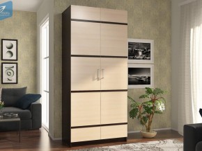 Шкаф 2-х створчатый ШК-023 с ПВХ декором Эва в Чебаркуле - chebarkul.magazin-mebel74.ru | фото