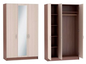 Шкаф 3-х створчатый Бася ШК 553 ясень в Чебаркуле - chebarkul.magazin-mebel74.ru | фото
