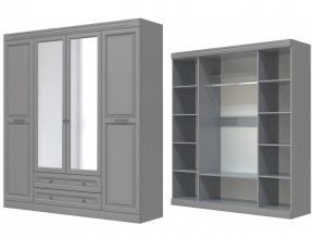 Шкаф для одежды ШР-4 Олимп Антрацит в Чебаркуле - chebarkul.magazin-mebel74.ru | фото