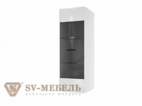 Шкаф навесной со стеклом Соло в Чебаркуле - chebarkul.magazin-mebel74.ru | фото