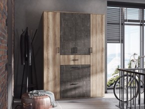 Шкаф Нельсон 3 Дуб Каньон в Чебаркуле - chebarkul.magazin-mebel74.ru | фото
