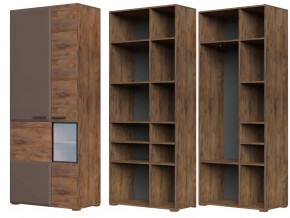 Шкаф ШР-2 Рио Смоки Soft touch в Чебаркуле - chebarkul.magazin-mebel74.ru | фото