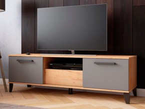 ТВ тумба ТВМ-2 дуб крафт золотой/графит в Чебаркуле - chebarkul.magazin-mebel74.ru | фото