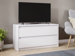 Тумба ТВ Айден ТБ06-1000 белое дерево в Чебаркуле - chebarkul.magazin-mebel74.ru | фото